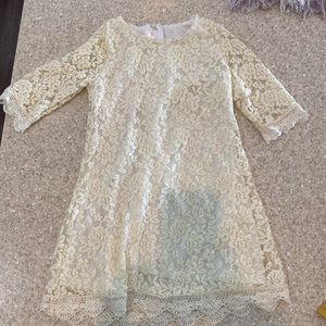 Dress worn once for a flower girl dress